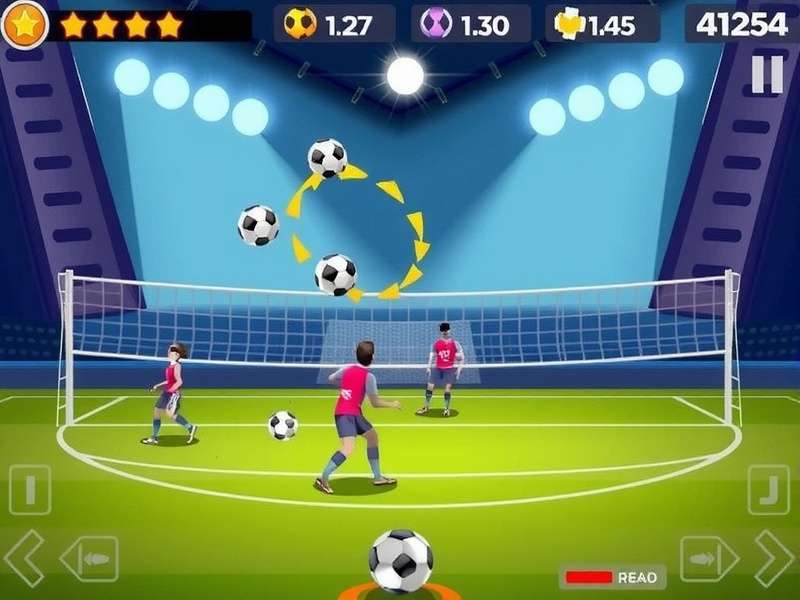 Volley Star Galaxy Rivals Gameplay Screenshot